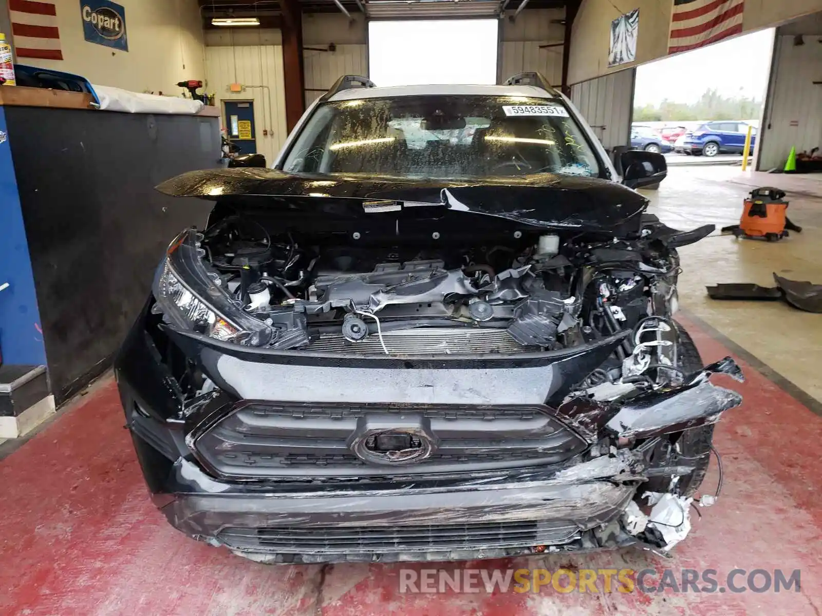 9 Photograph of a damaged car 2T3J1RFVXKW029531 TOYOTA RAV4 2019