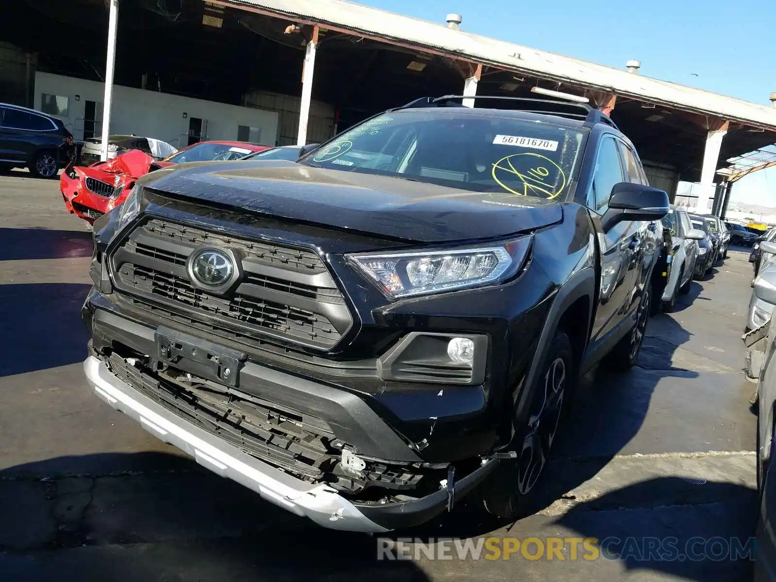 2 Photograph of a damaged car 2T3J1RFVXKW039671 TOYOTA RAV4 2019