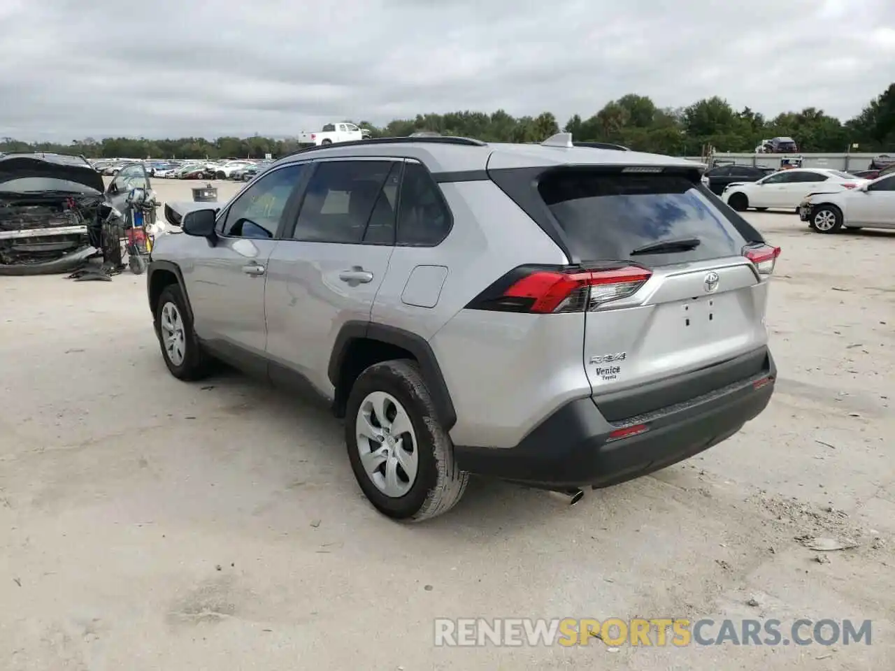 3 Photograph of a damaged car 2T3K1RFV0KC019287 TOYOTA RAV4 2019