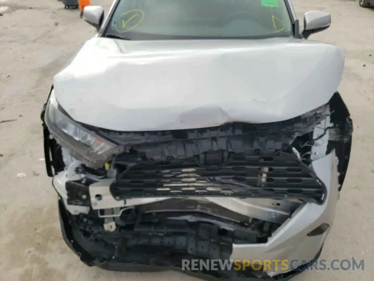 7 Photograph of a damaged car 2T3K1RFV0KC019287 TOYOTA RAV4 2019