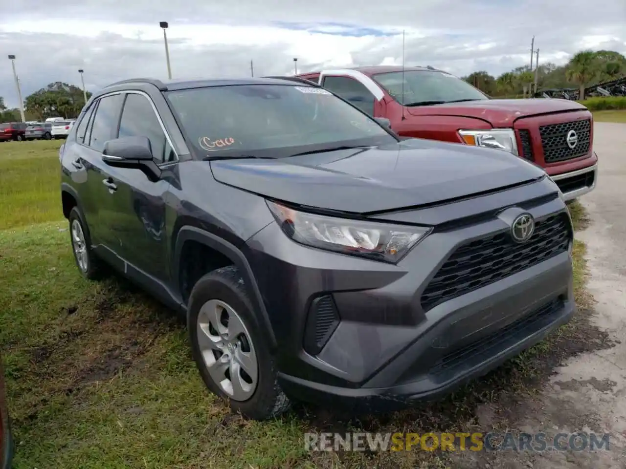 1 Photograph of a damaged car 2T3K1RFV0KC021654 TOYOTA RAV4 2019