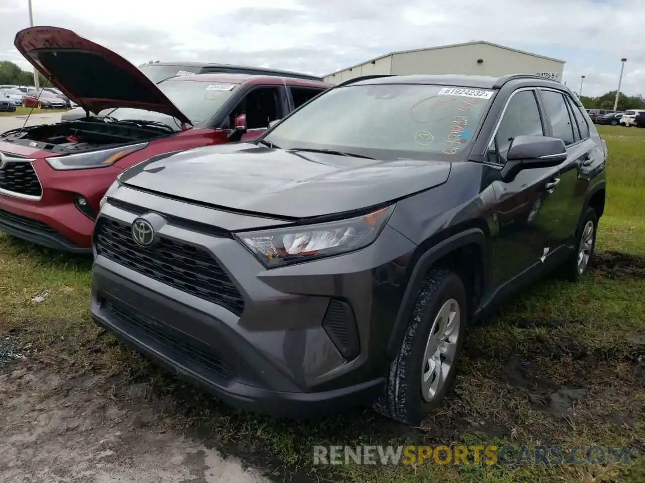 2 Photograph of a damaged car 2T3K1RFV0KC021654 TOYOTA RAV4 2019