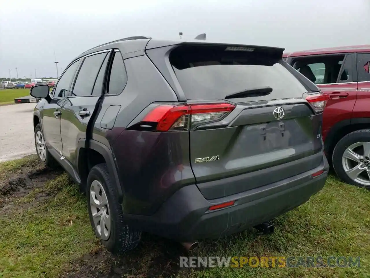 3 Photograph of a damaged car 2T3K1RFV0KC021654 TOYOTA RAV4 2019