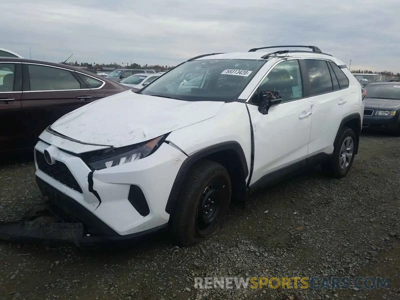 2 Photograph of a damaged car 2T3K1RFV0KW031003 TOYOTA RAV4 2019