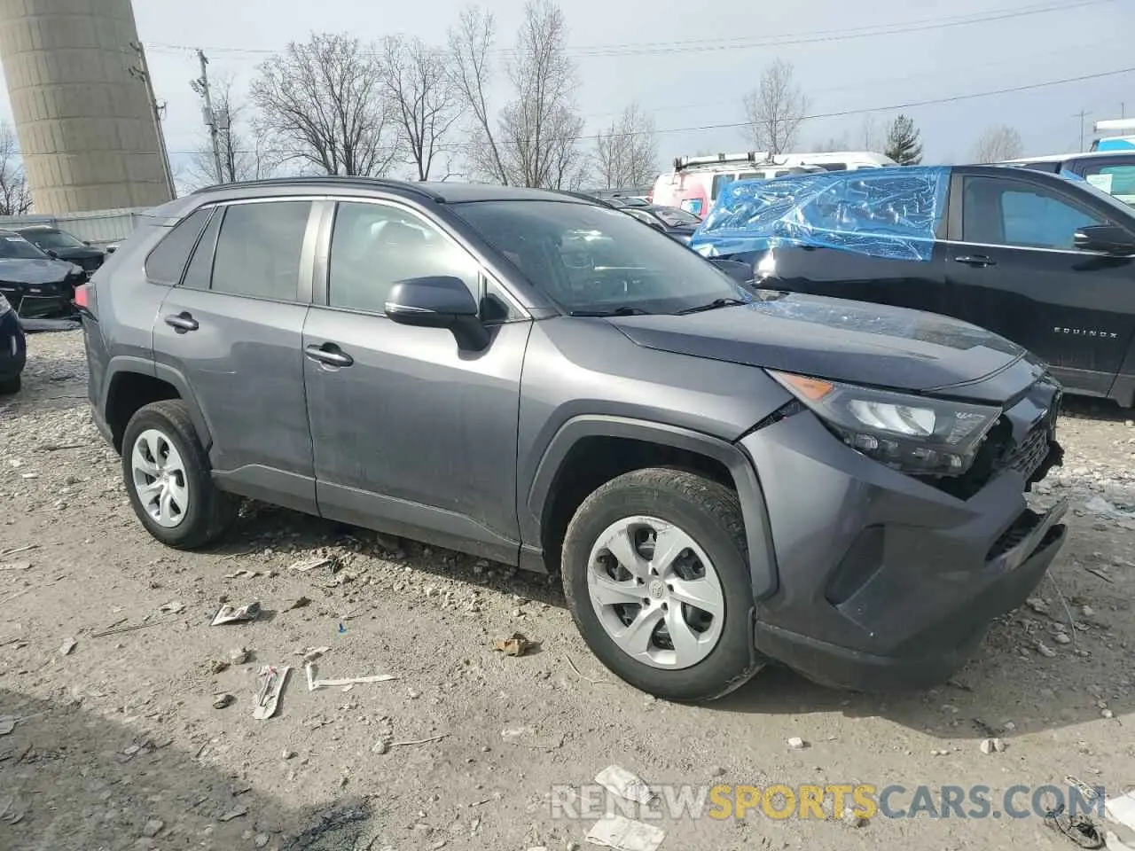 4 Photograph of a damaged car 2T3K1RFV0KW054264 TOYOTA RAV4 2019