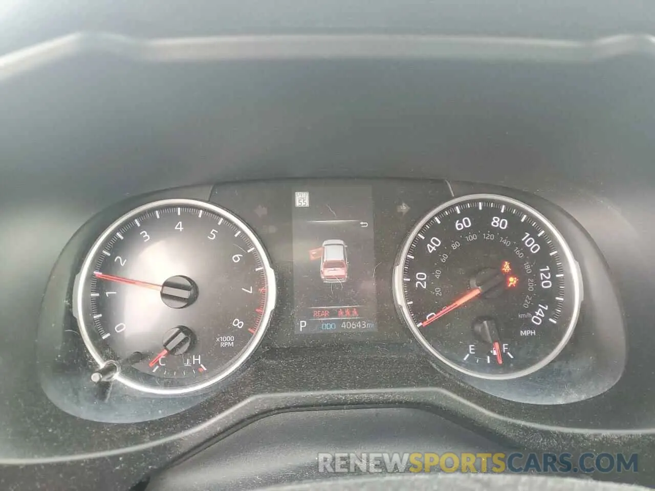 9 Photograph of a damaged car 2T3K1RFV0KW054264 TOYOTA RAV4 2019