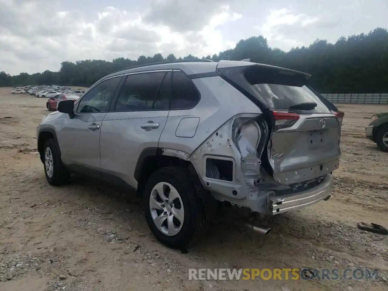 3 Photograph of a damaged car 2T3K1RFV1KC019573 TOYOTA RAV4 2019