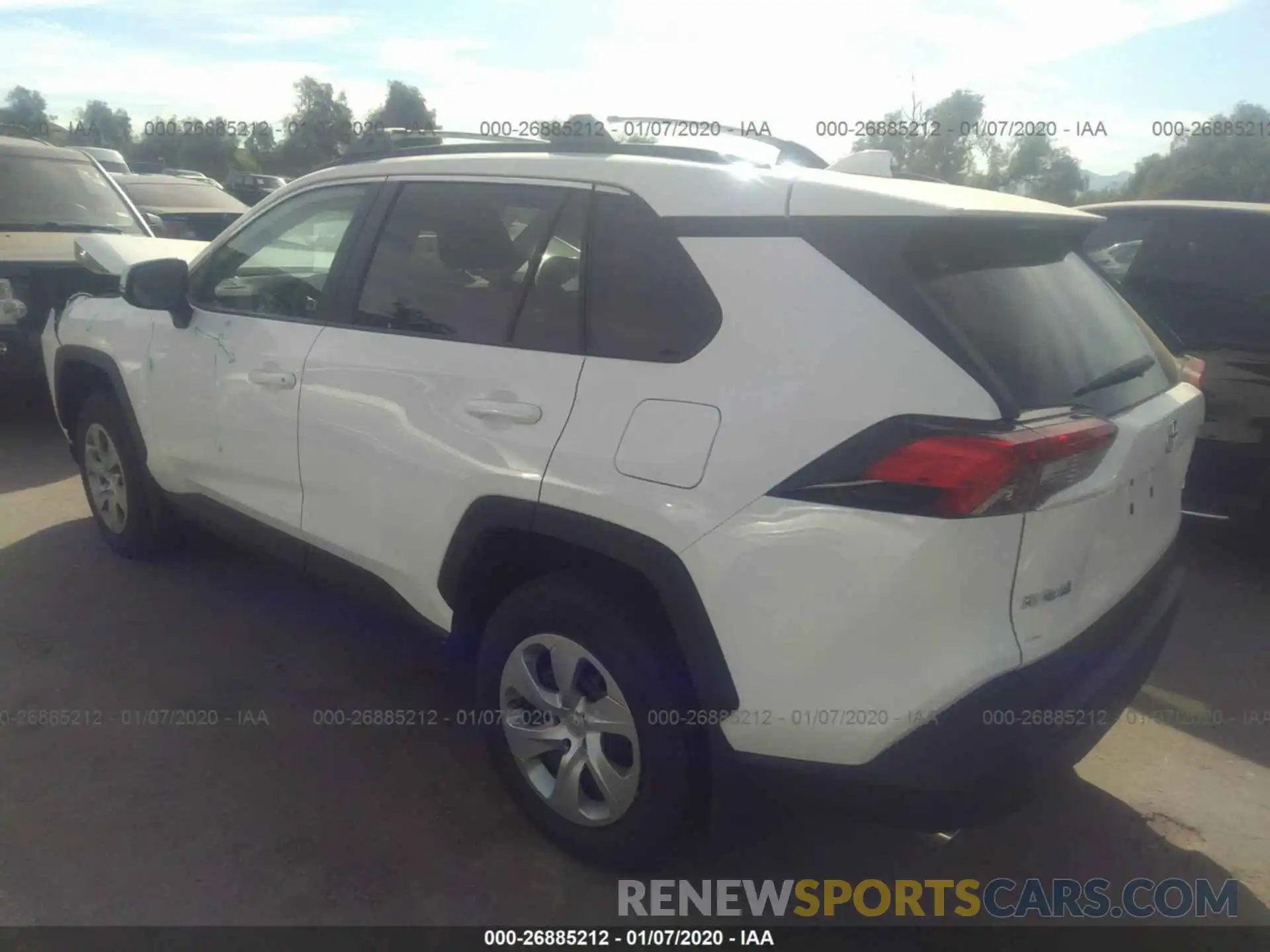 3 Photograph of a damaged car 2T3K1RFV1KC020609 TOYOTA RAV4 2019