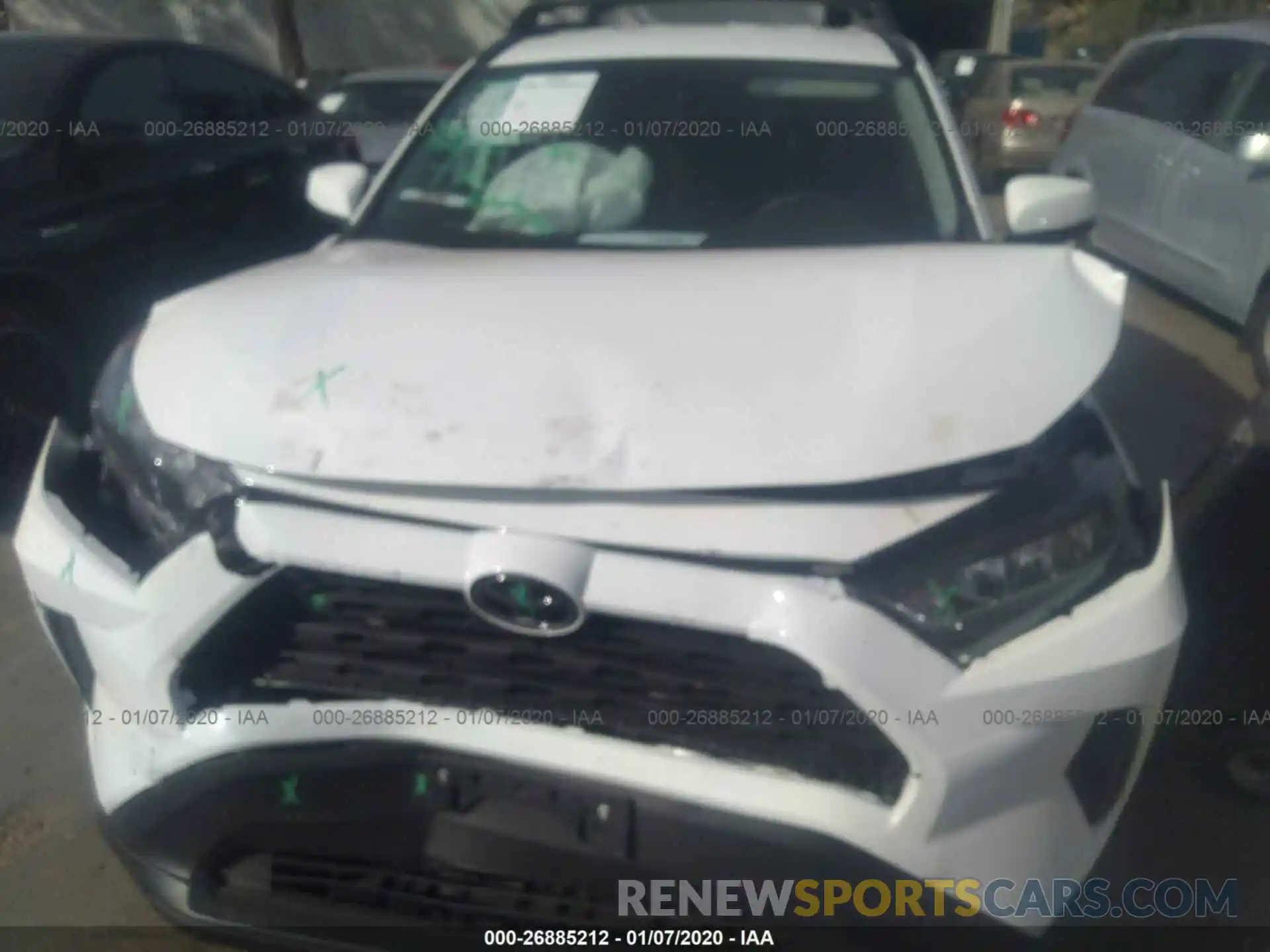 6 Photograph of a damaged car 2T3K1RFV1KC020609 TOYOTA RAV4 2019