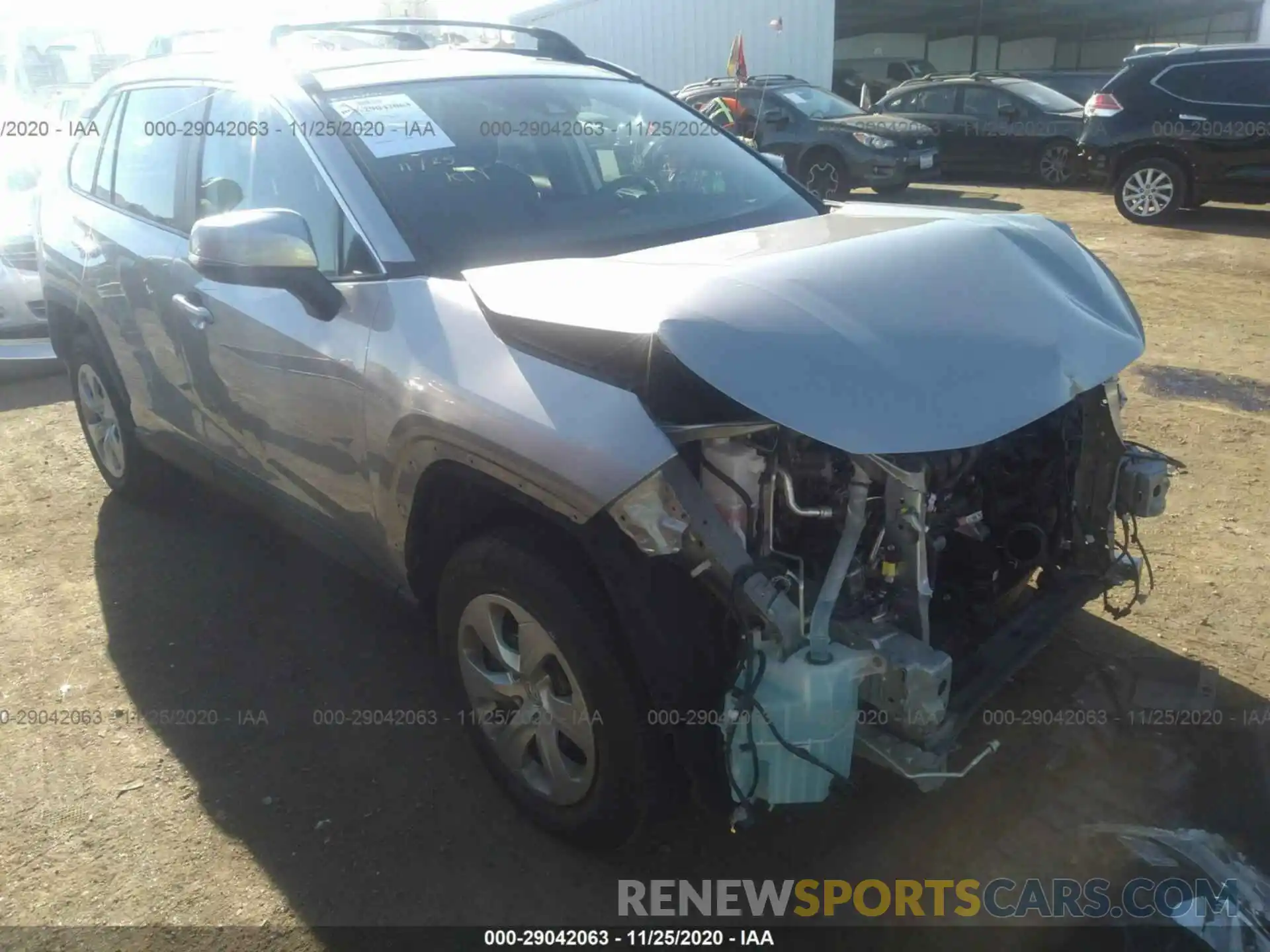 1 Photograph of a damaged car 2T3K1RFV1KC030895 TOYOTA RAV4 2019