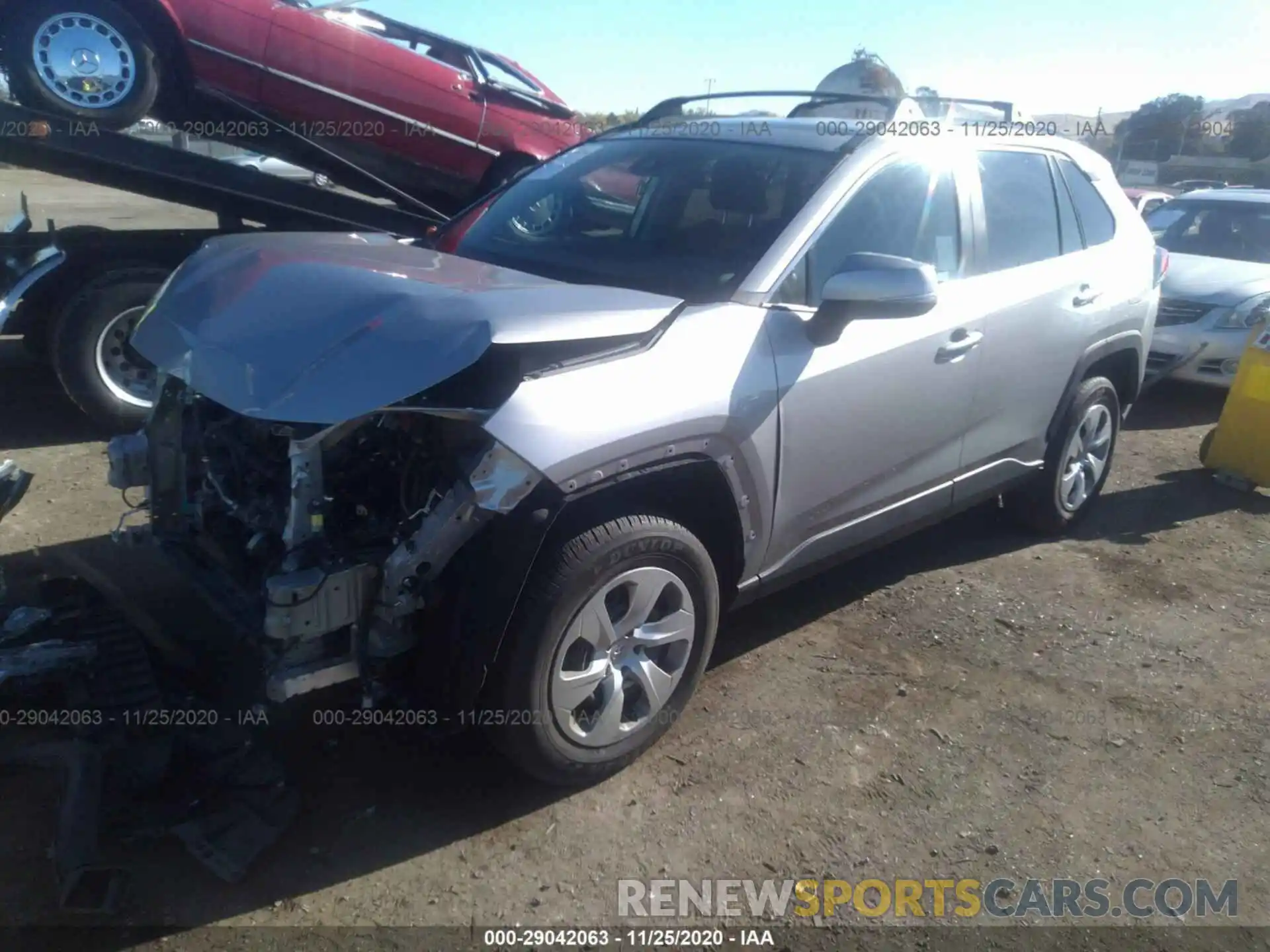 2 Photograph of a damaged car 2T3K1RFV1KC030895 TOYOTA RAV4 2019