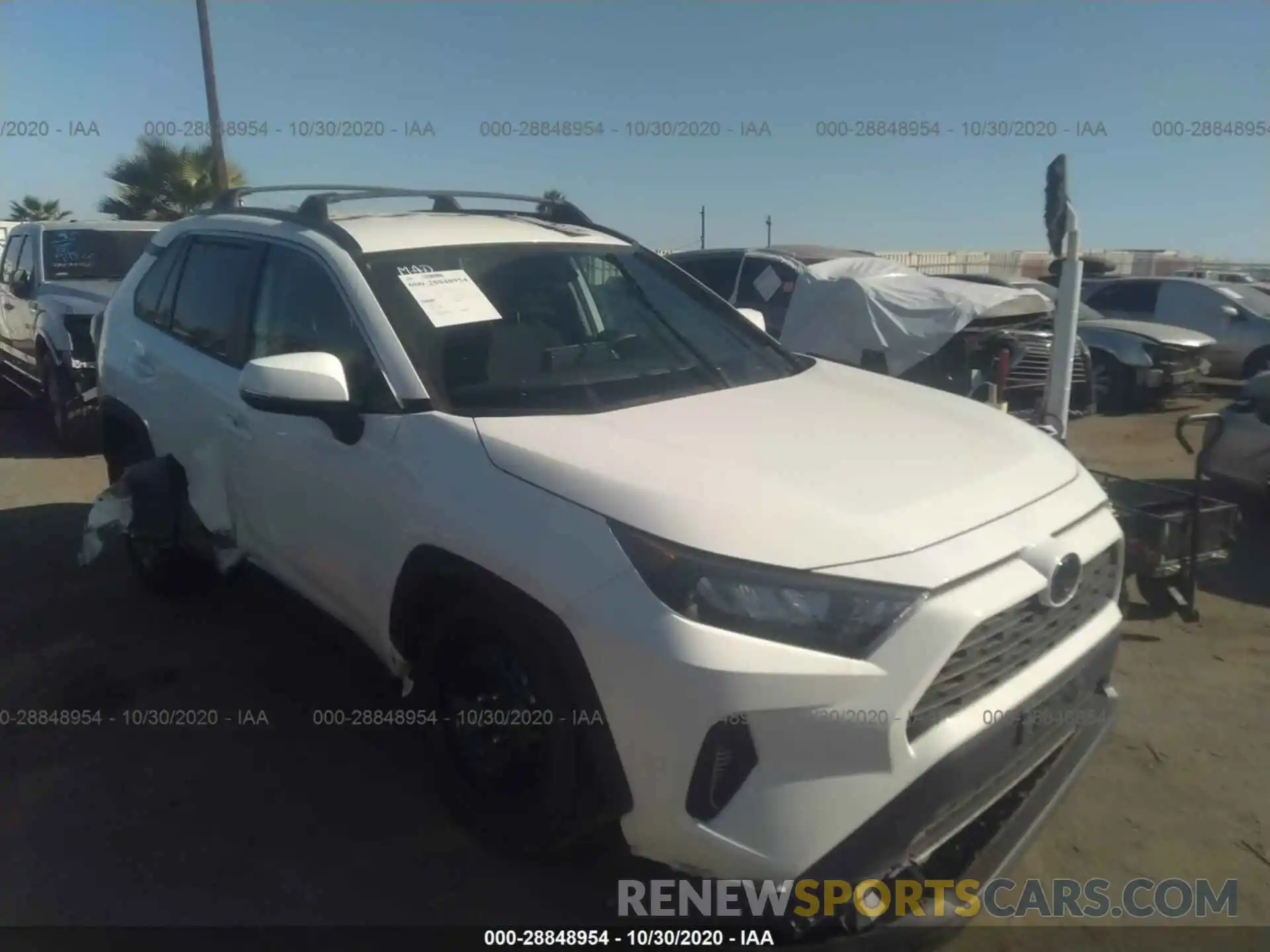 1 Photograph of a damaged car 2T3K1RFV1KW019541 TOYOTA RAV4 2019