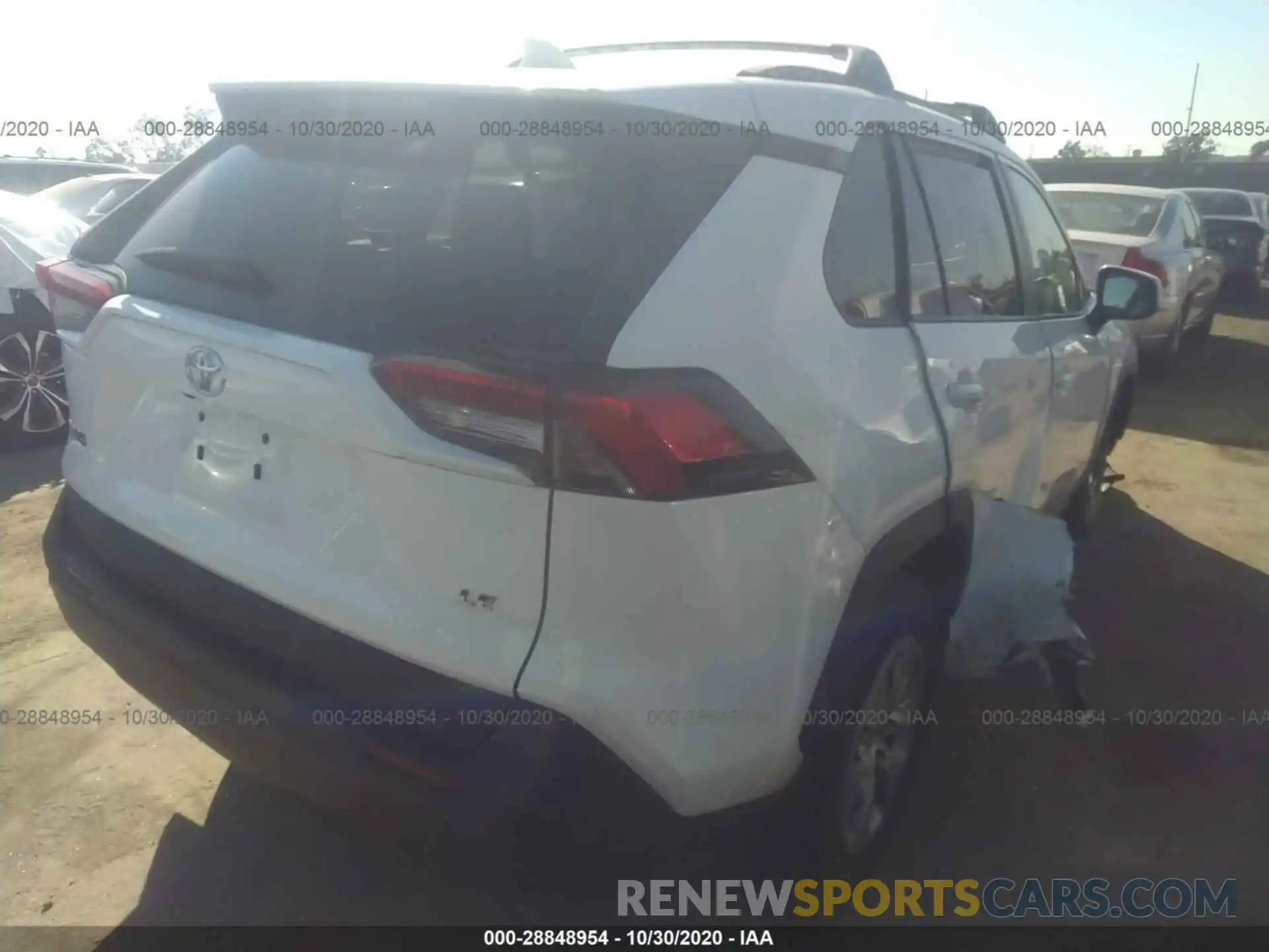 4 Photograph of a damaged car 2T3K1RFV1KW019541 TOYOTA RAV4 2019