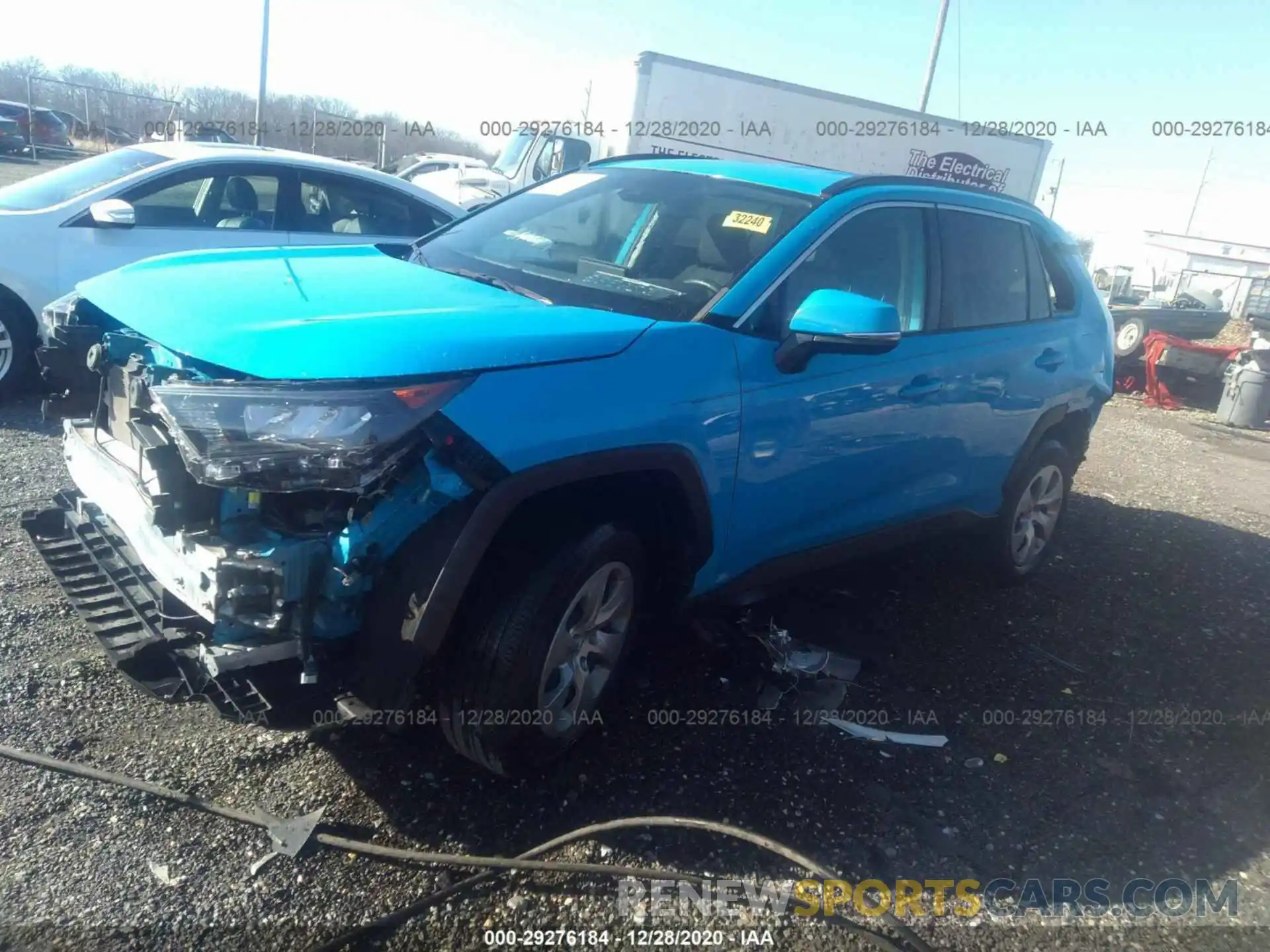 2 Photograph of a damaged car 2T3K1RFV2KW004238 TOYOTA RAV4 2019