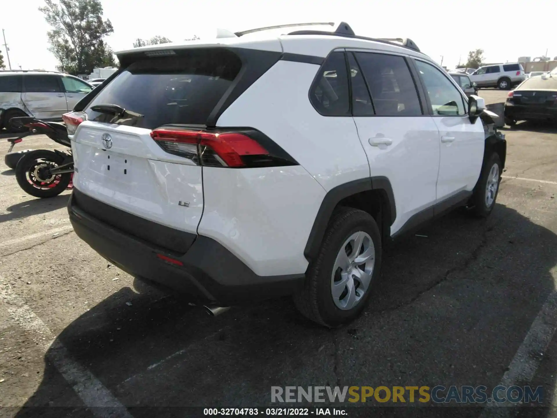 4 Photograph of a damaged car 2T3K1RFV2KW007155 TOYOTA RAV4 2019