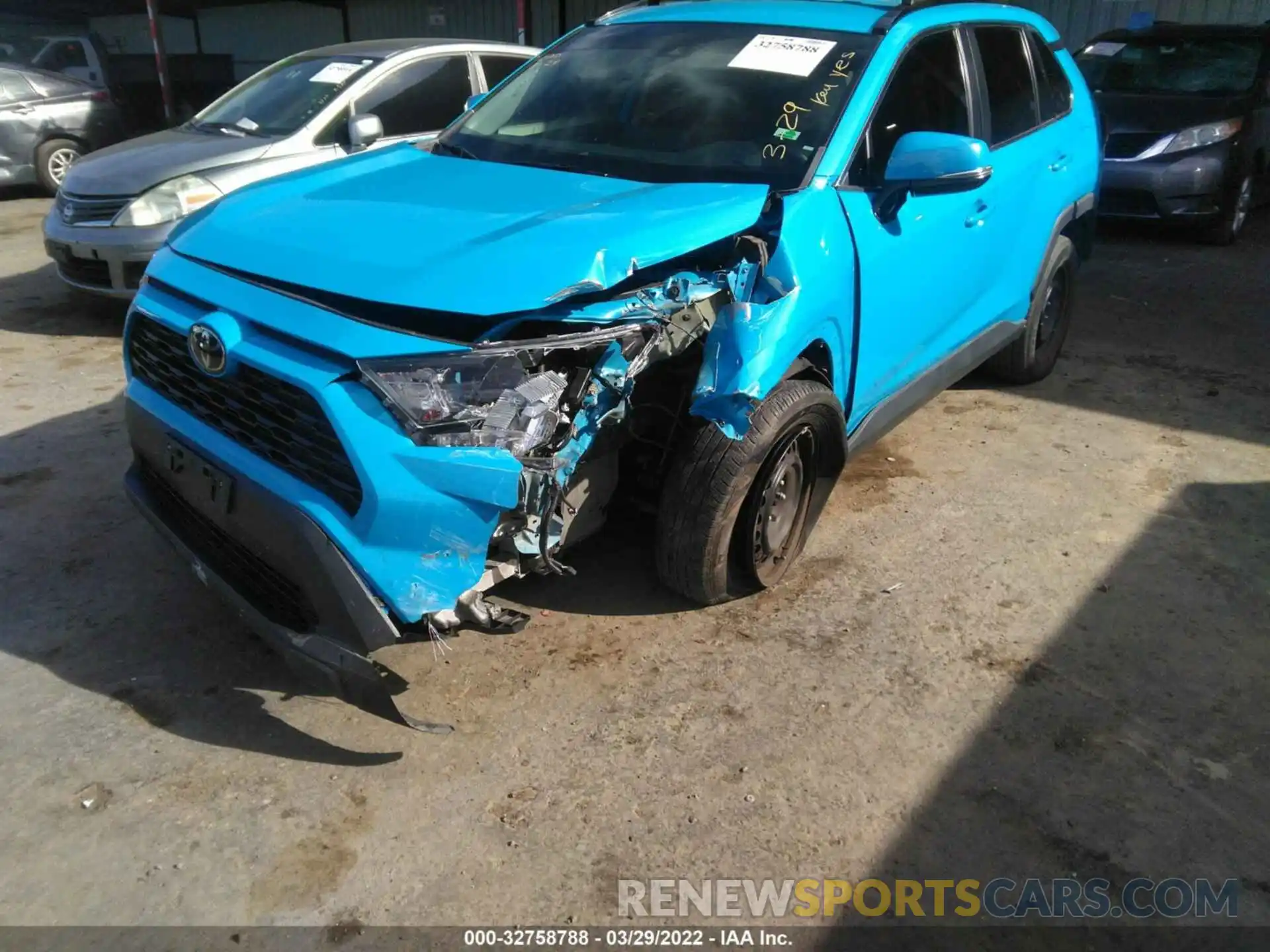 6 Photograph of a damaged car 2T3K1RFV3KC007893 TOYOTA RAV4 2019