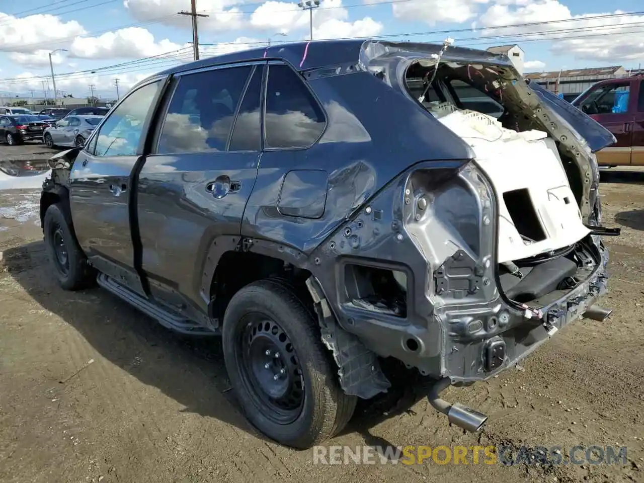 3 Photograph of a damaged car 2T3K1RFV3KC011622 TOYOTA RAV4 2019