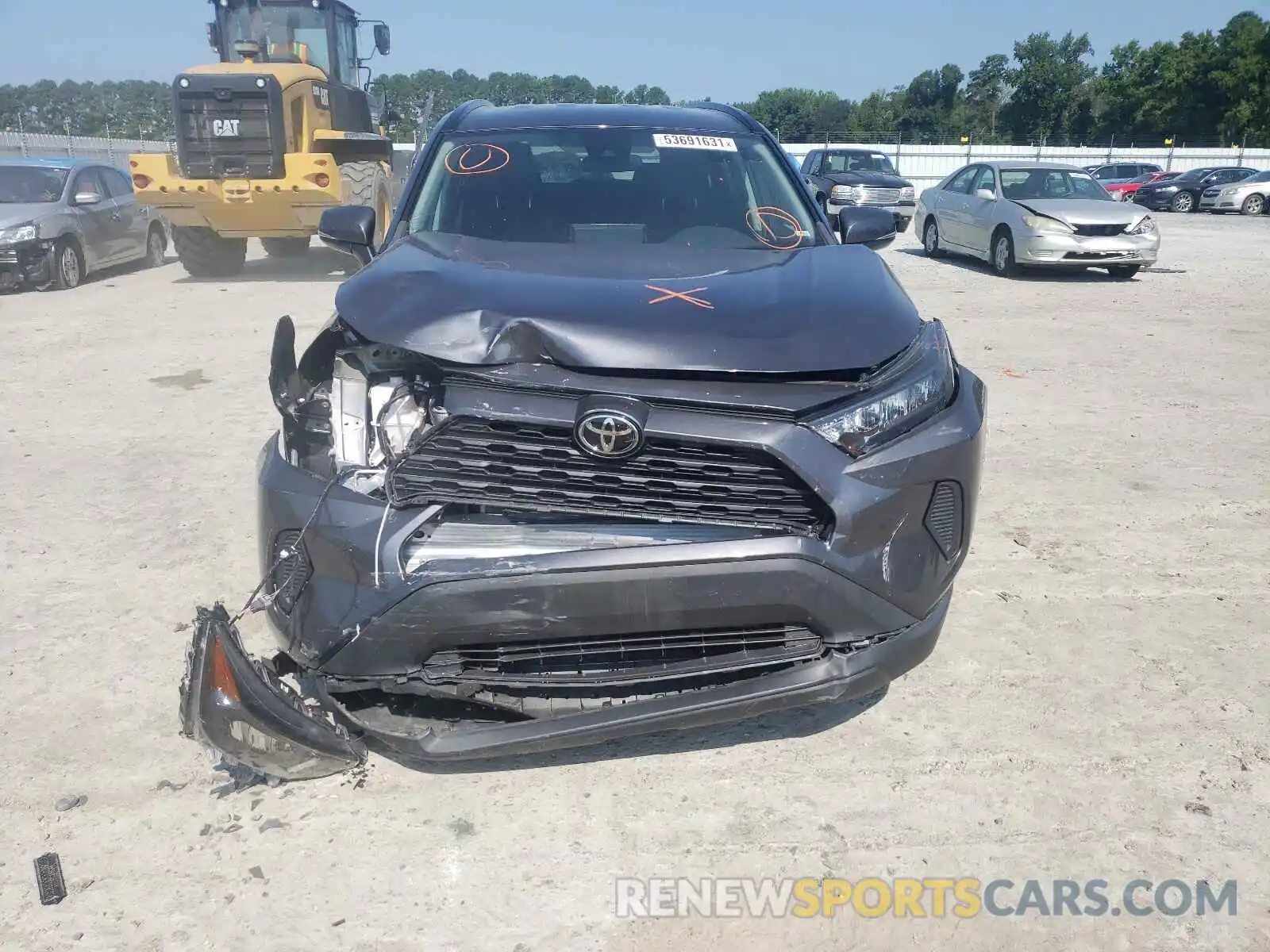 9 Photograph of a damaged car 2T3K1RFV3KW027141 TOYOTA RAV4 2019