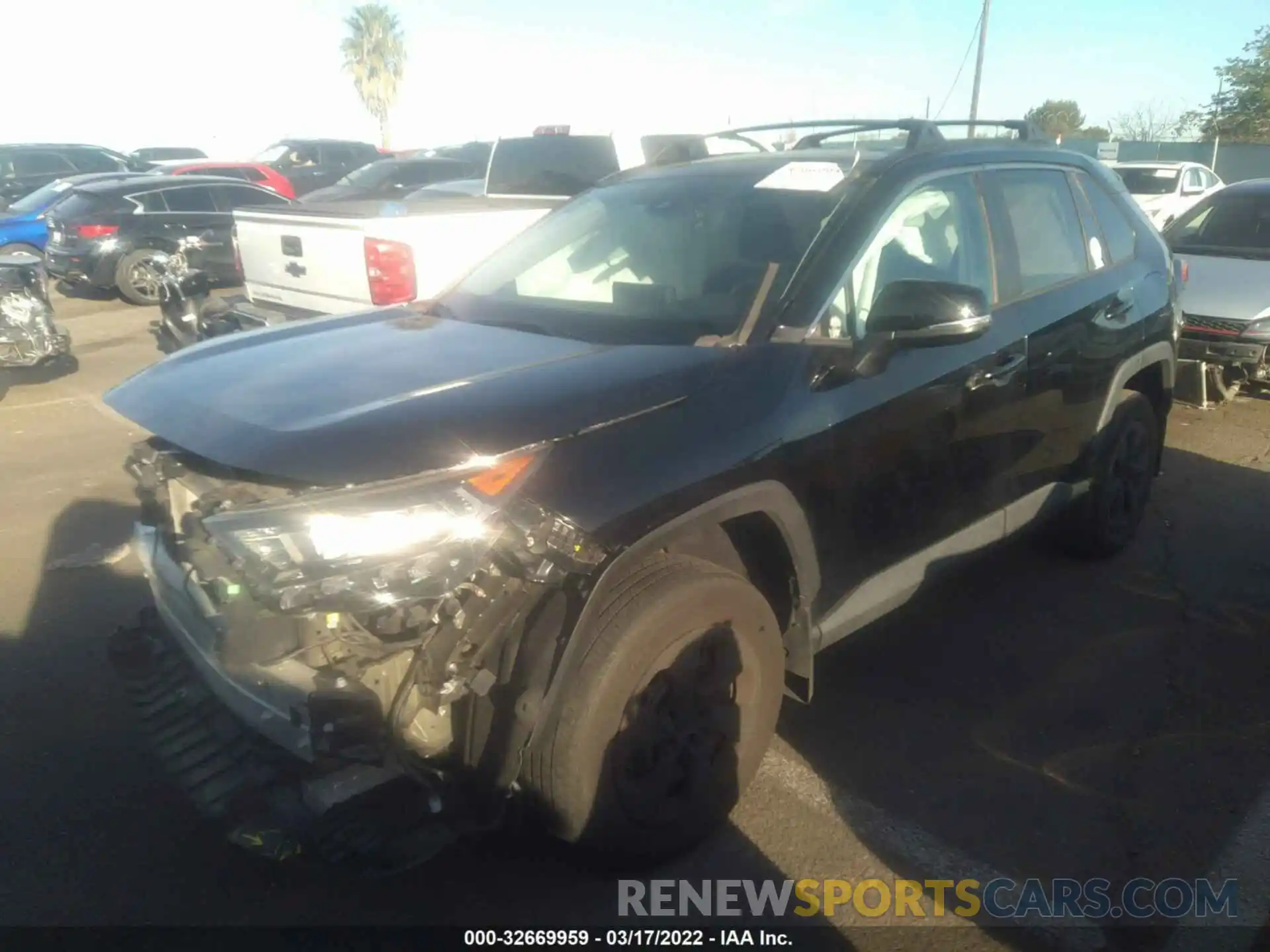 2 Photograph of a damaged car 2T3K1RFV4KC017056 TOYOTA RAV4 2019