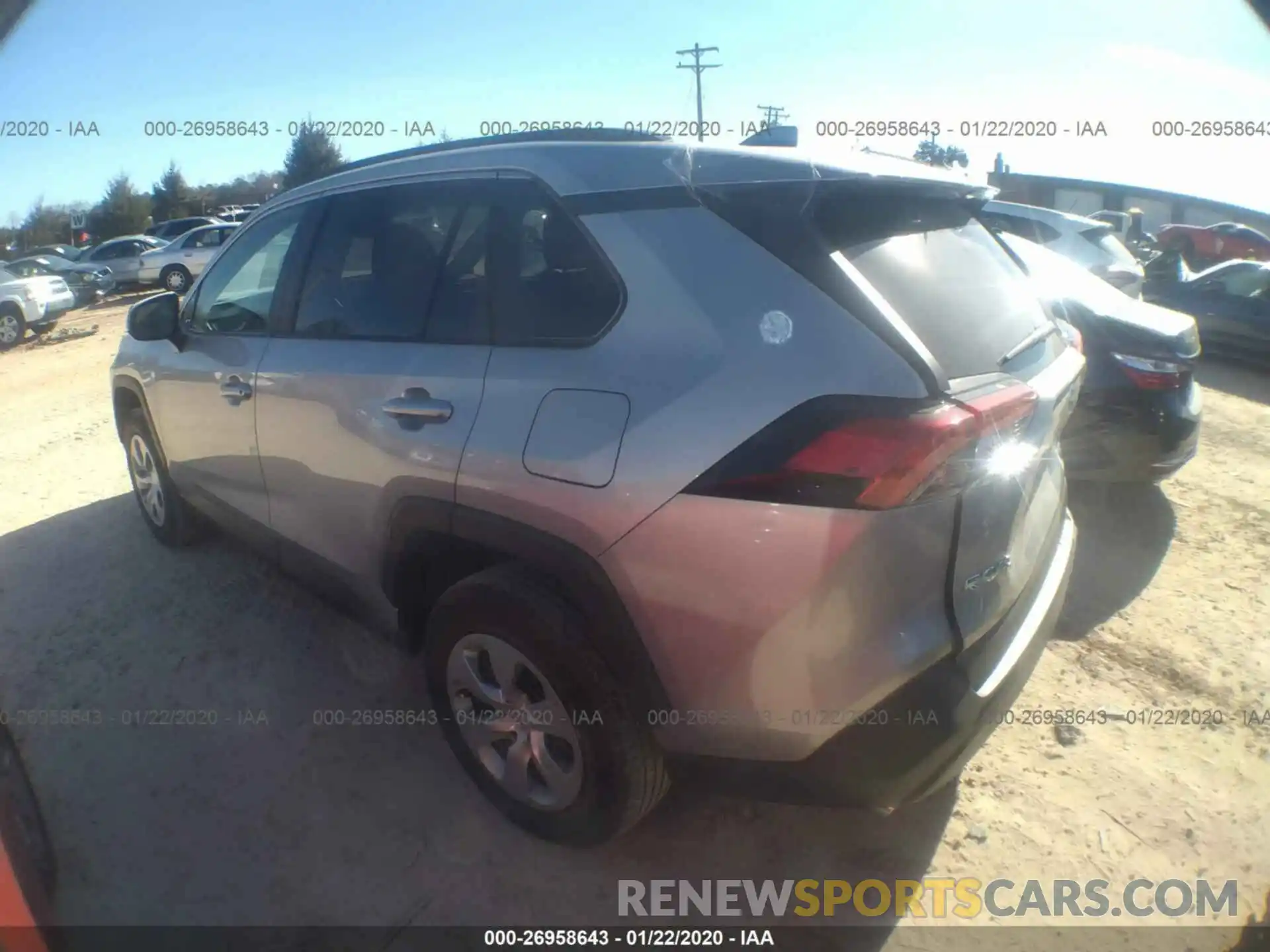 3 Photograph of a damaged car 2T3K1RFV4KC020684 TOYOTA RAV4 2019