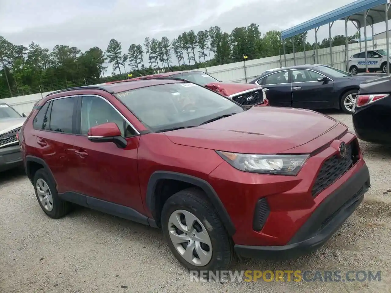 1 Photograph of a damaged car 2T3K1RFV4KC032219 TOYOTA RAV4 2019