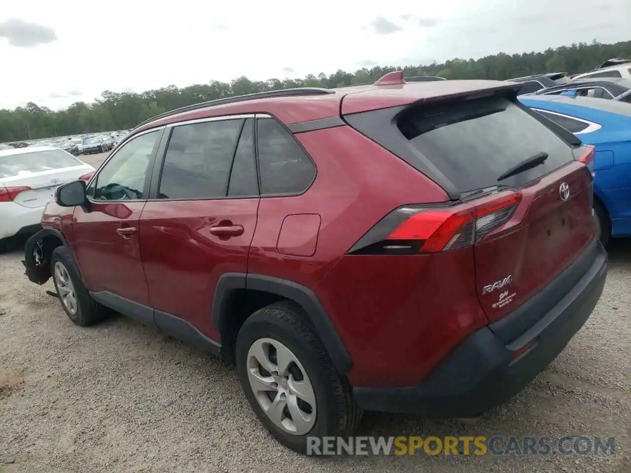 3 Photograph of a damaged car 2T3K1RFV4KC032219 TOYOTA RAV4 2019