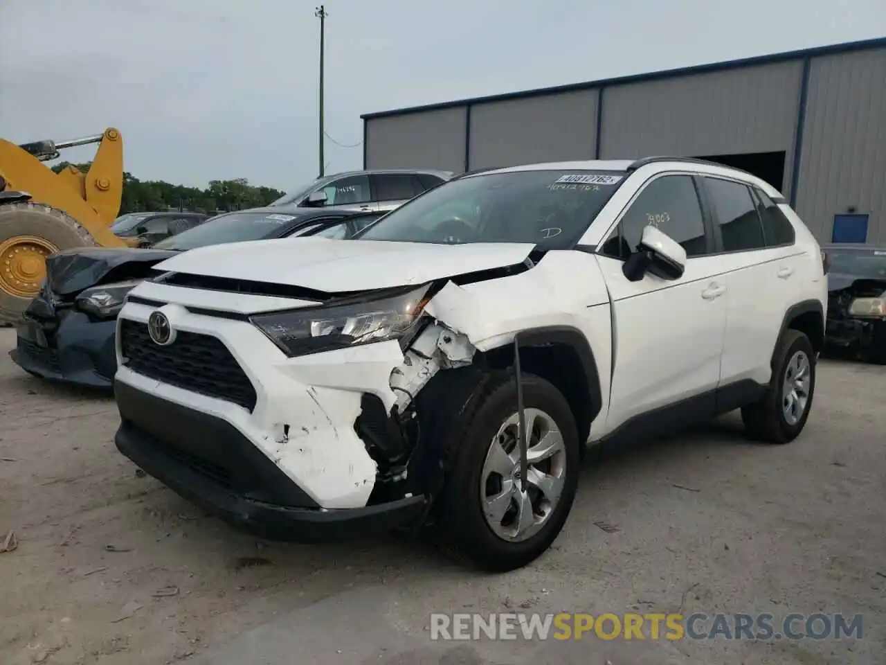 2 Photograph of a damaged car 2T3K1RFV4KC033127 TOYOTA RAV4 2019