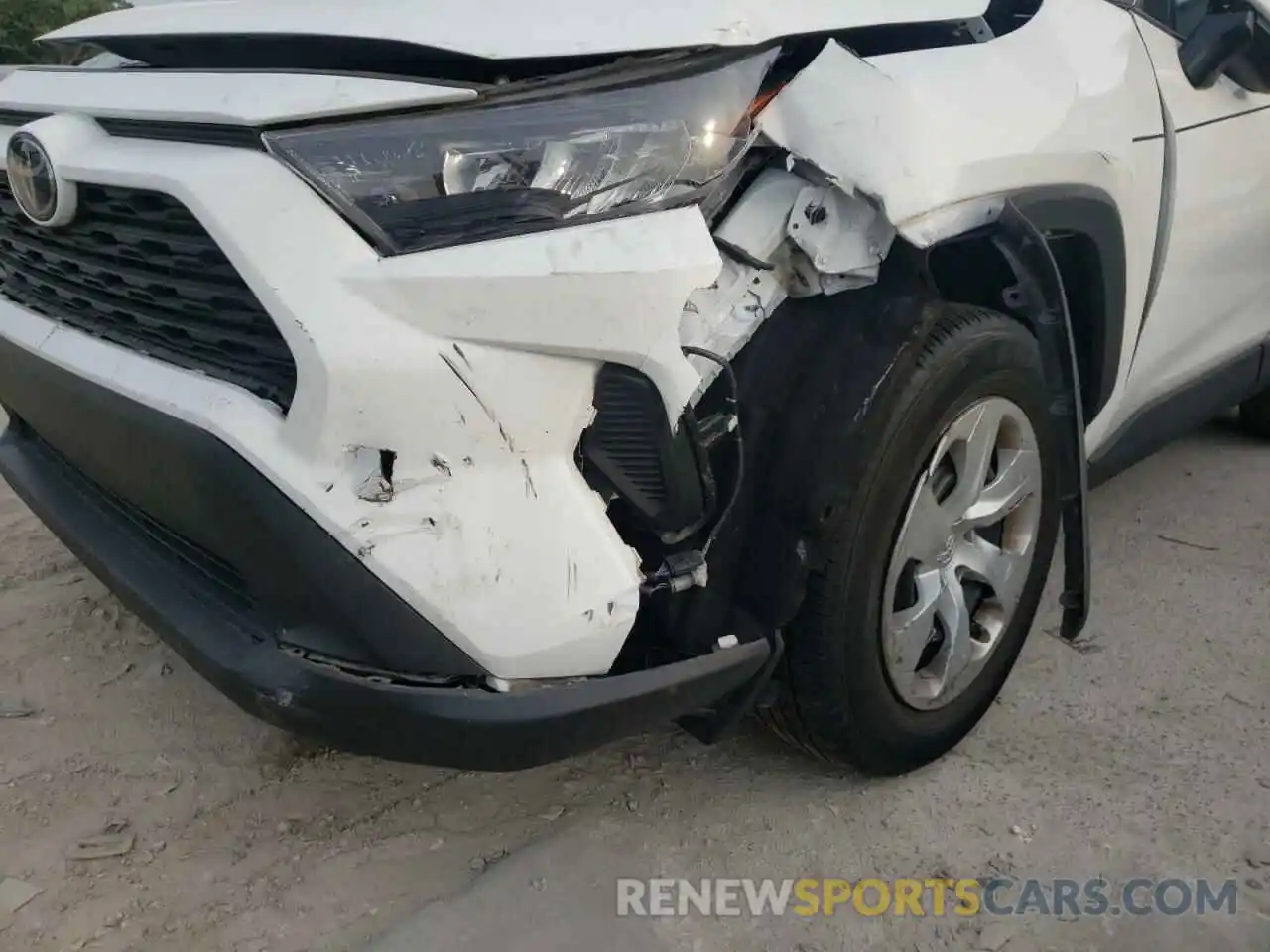 9 Photograph of a damaged car 2T3K1RFV4KC033127 TOYOTA RAV4 2019