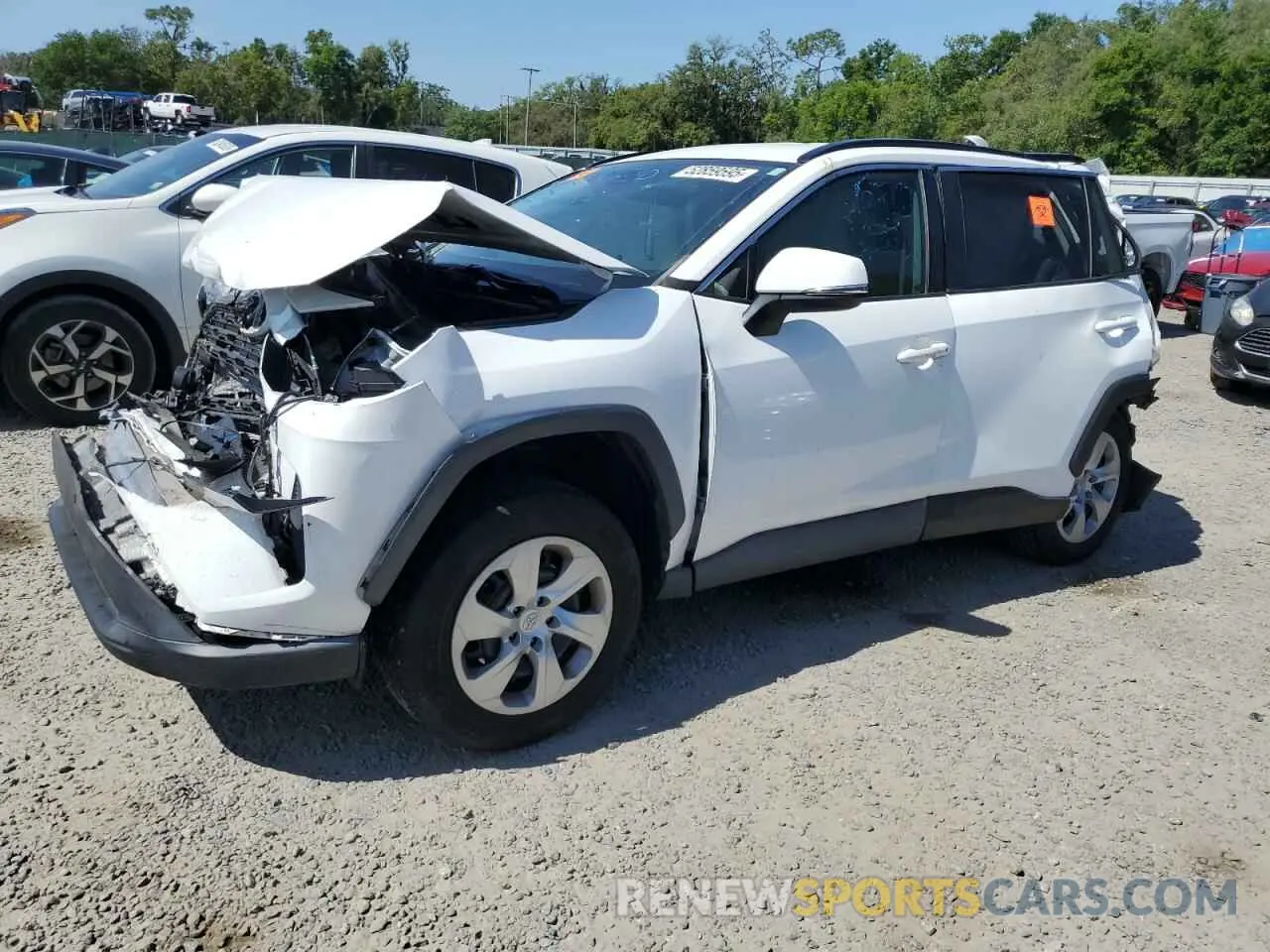 1 Photograph of a damaged car 2T3K1RFV4KW007707 TOYOTA RAV4 2019