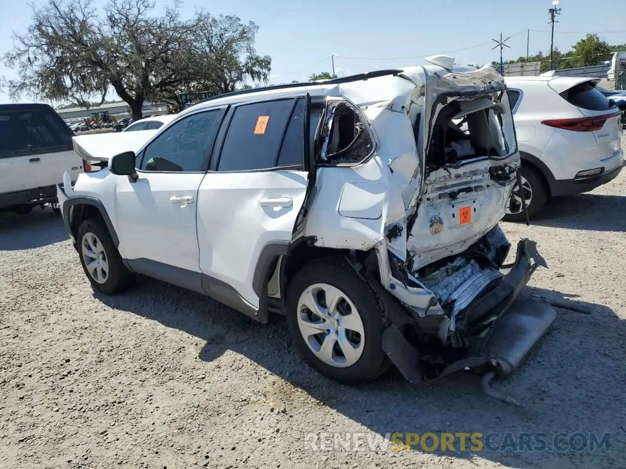 2 Photograph of a damaged car 2T3K1RFV4KW007707 TOYOTA RAV4 2019