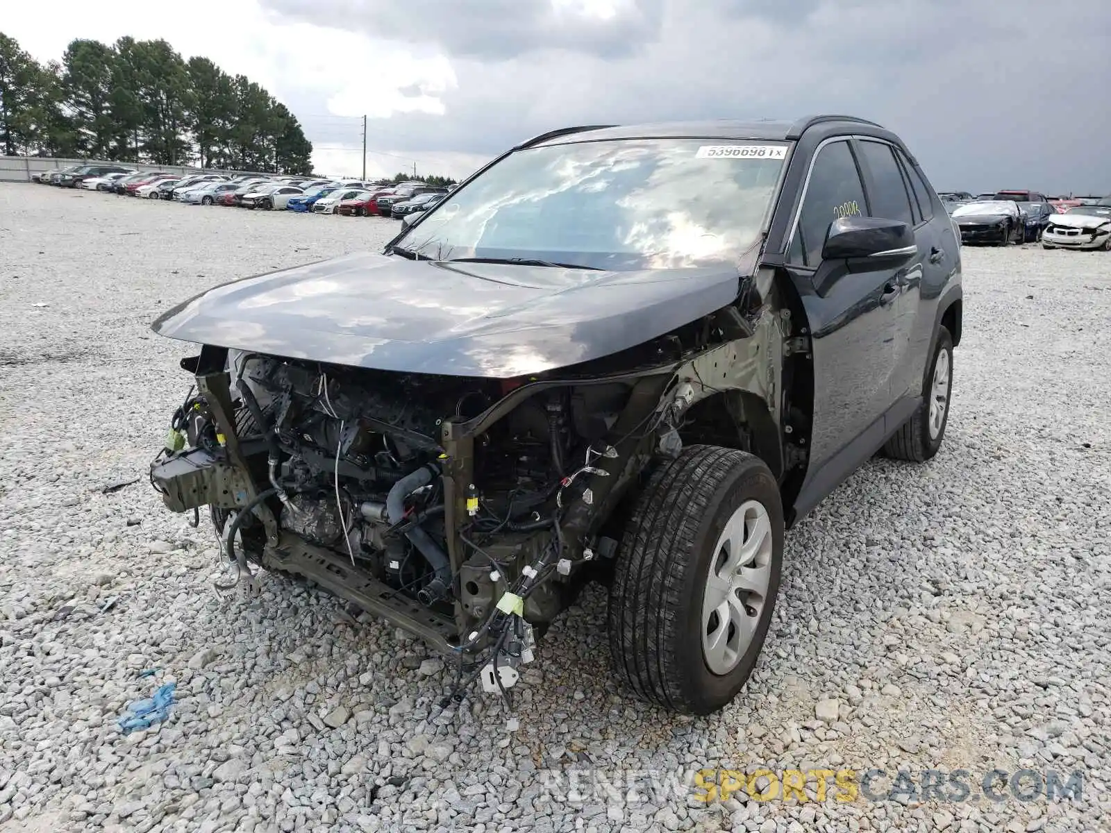 2 Photograph of a damaged car 2T3K1RFV4KW016164 TOYOTA RAV4 2019