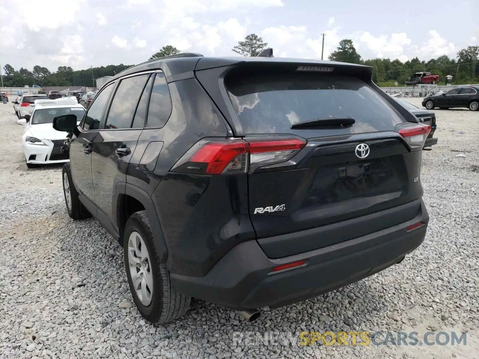 3 Photograph of a damaged car 2T3K1RFV4KW016164 TOYOTA RAV4 2019