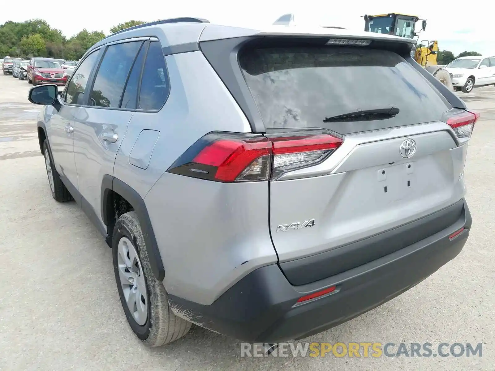 3 Photograph of a damaged car 2T3K1RFV4KW053814 TOYOTA RAV4 2019