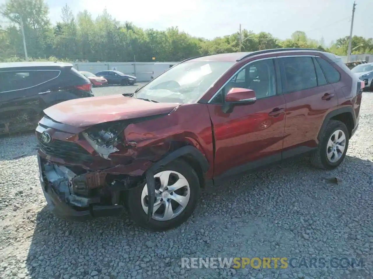 2 Photograph of a damaged car 2T3K1RFV5KW001723 TOYOTA RAV4 2019