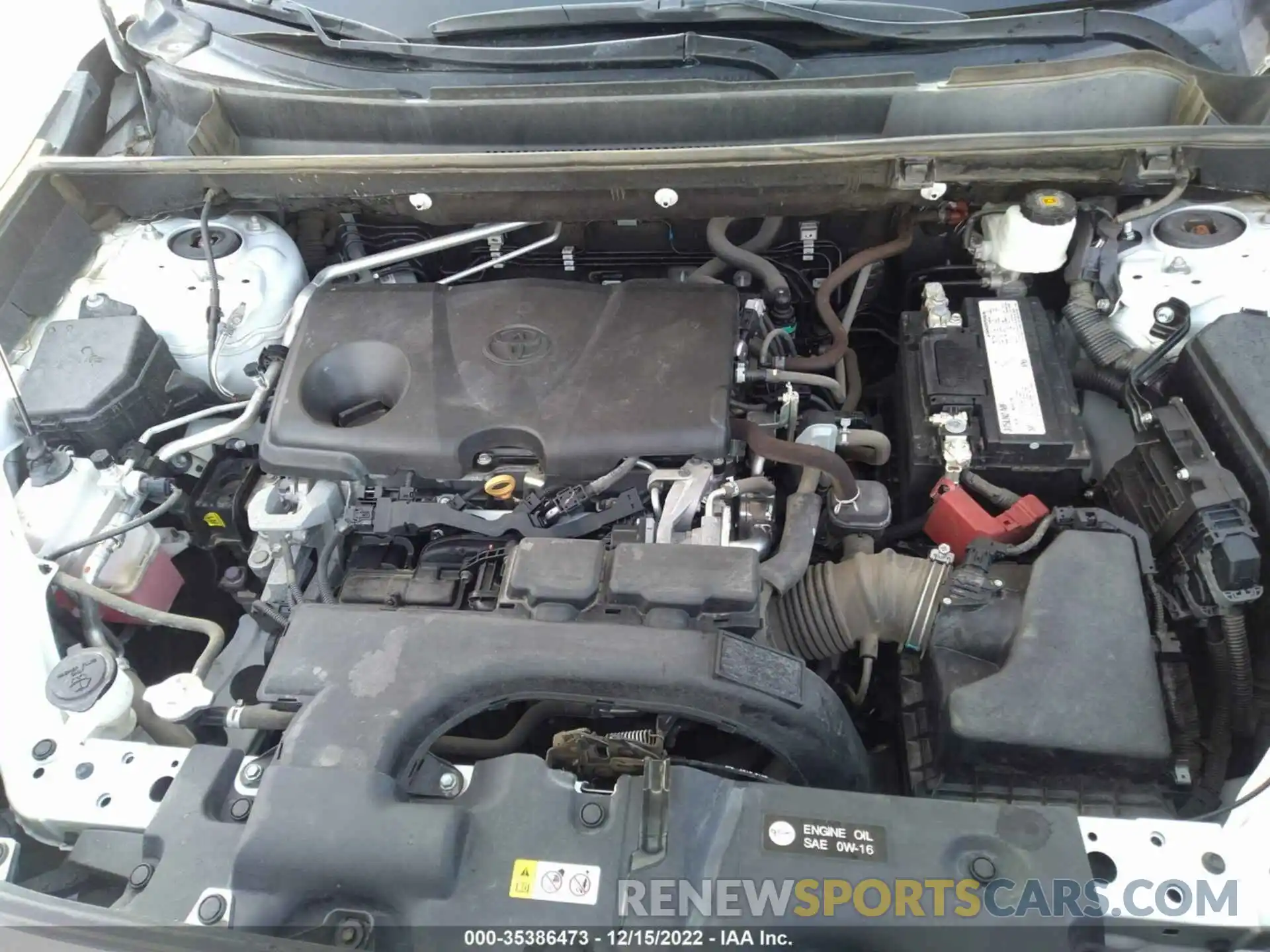 10 Photograph of a damaged car 2T3K1RFV5KW028730 TOYOTA RAV4 2019