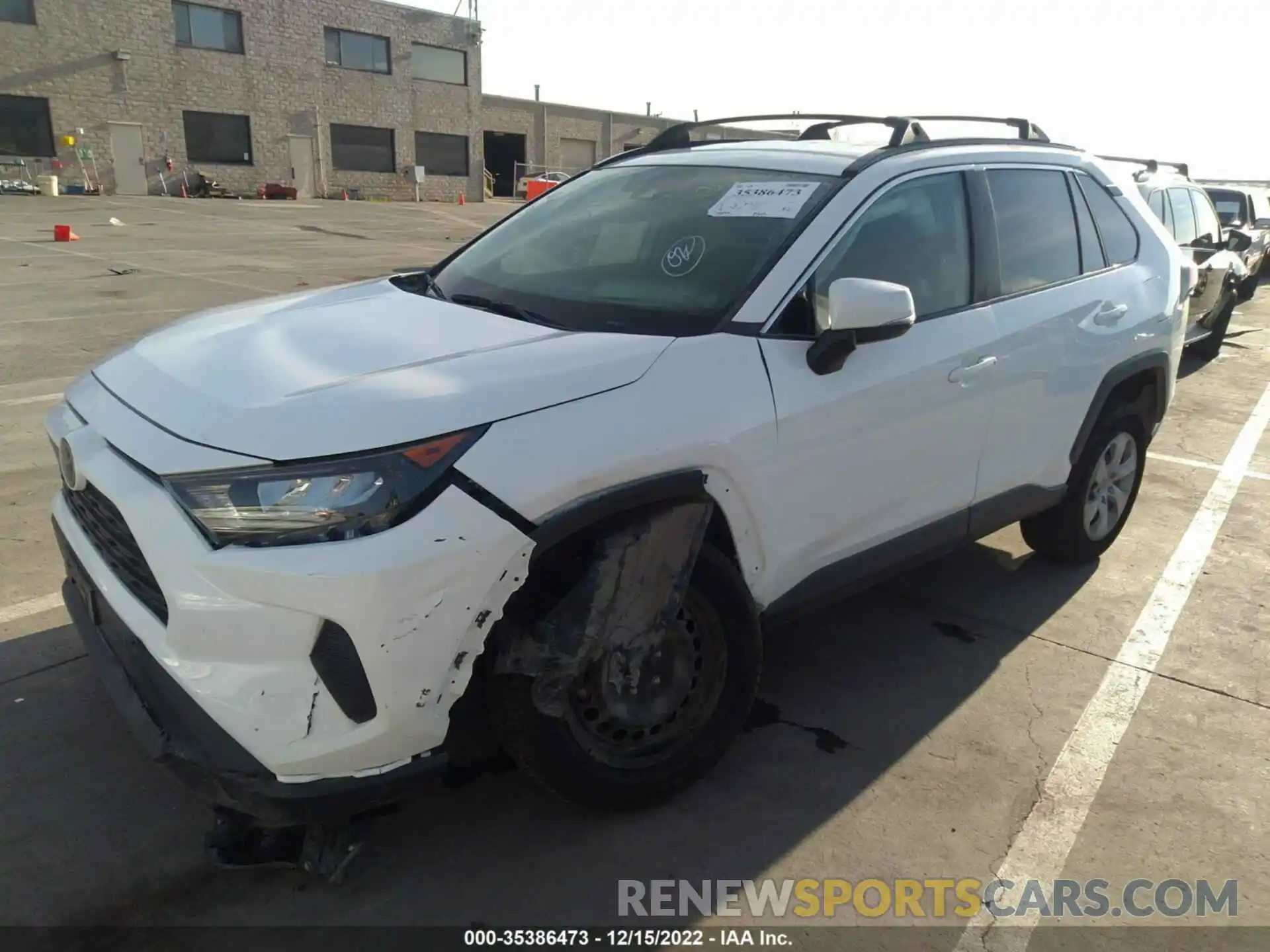 2 Photograph of a damaged car 2T3K1RFV5KW028730 TOYOTA RAV4 2019