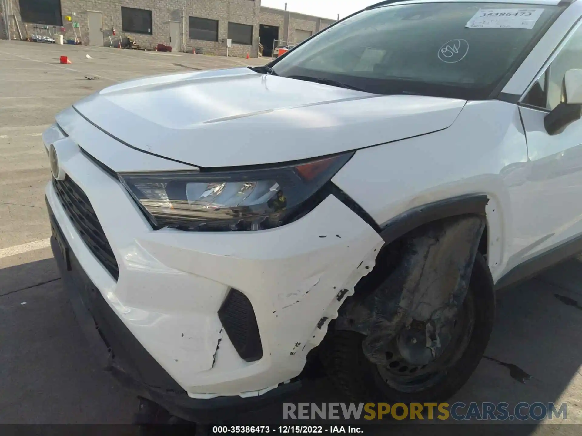 6 Photograph of a damaged car 2T3K1RFV5KW028730 TOYOTA RAV4 2019