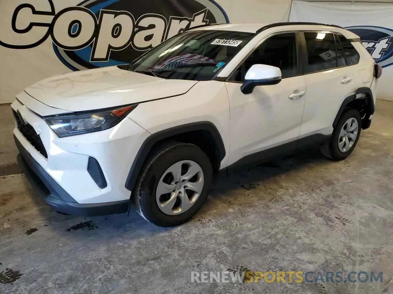 1 Photograph of a damaged car 2T3K1RFV5KW048881 TOYOTA RAV4 2019