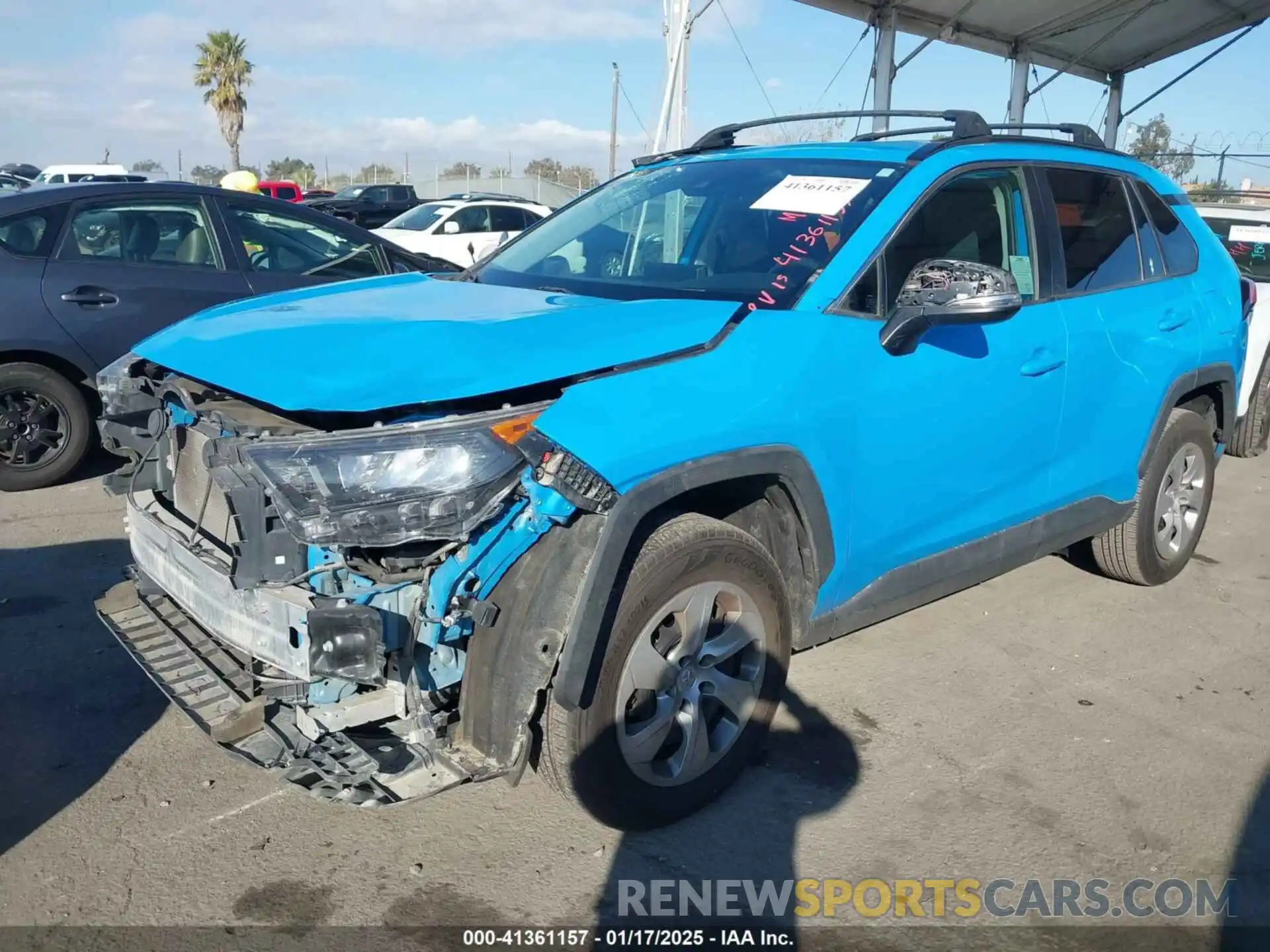 2 Photograph of a damaged car 2T3K1RFV6KC001019 TOYOTA RAV4 2019