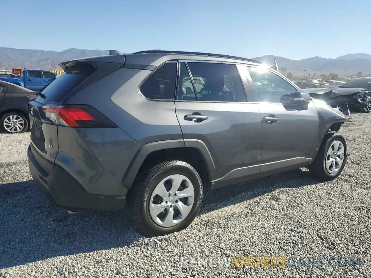 3 Photograph of a damaged car 2T3K1RFV6KC012859 TOYOTA RAV4 2019