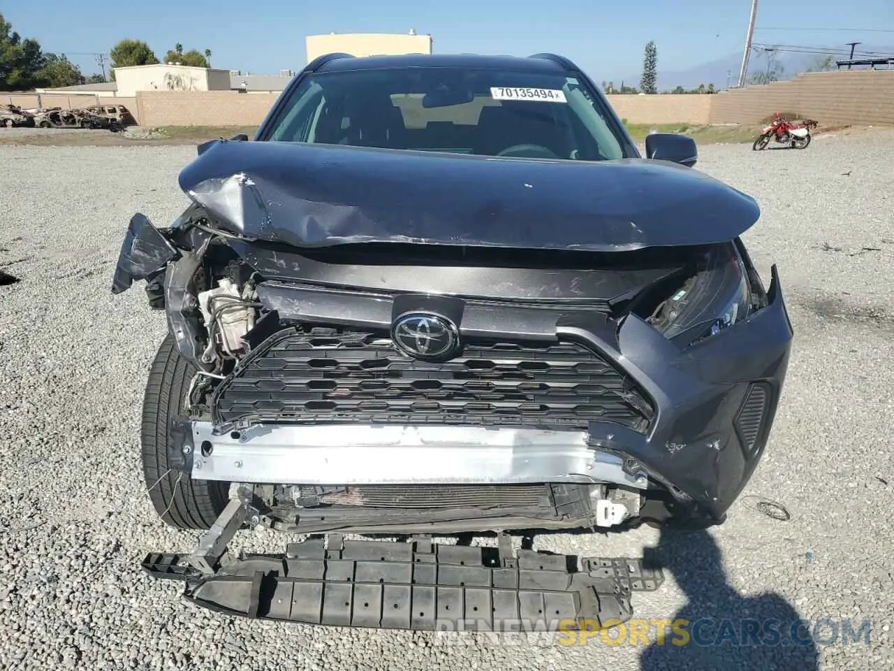 5 Photograph of a damaged car 2T3K1RFV6KC012859 TOYOTA RAV4 2019