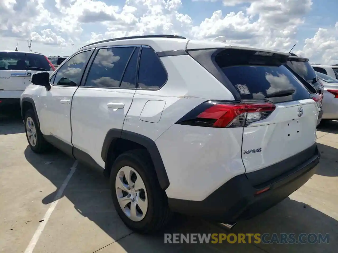 3 Photograph of a damaged car 2T3K1RFV6KW037632 TOYOTA RAV4 2019