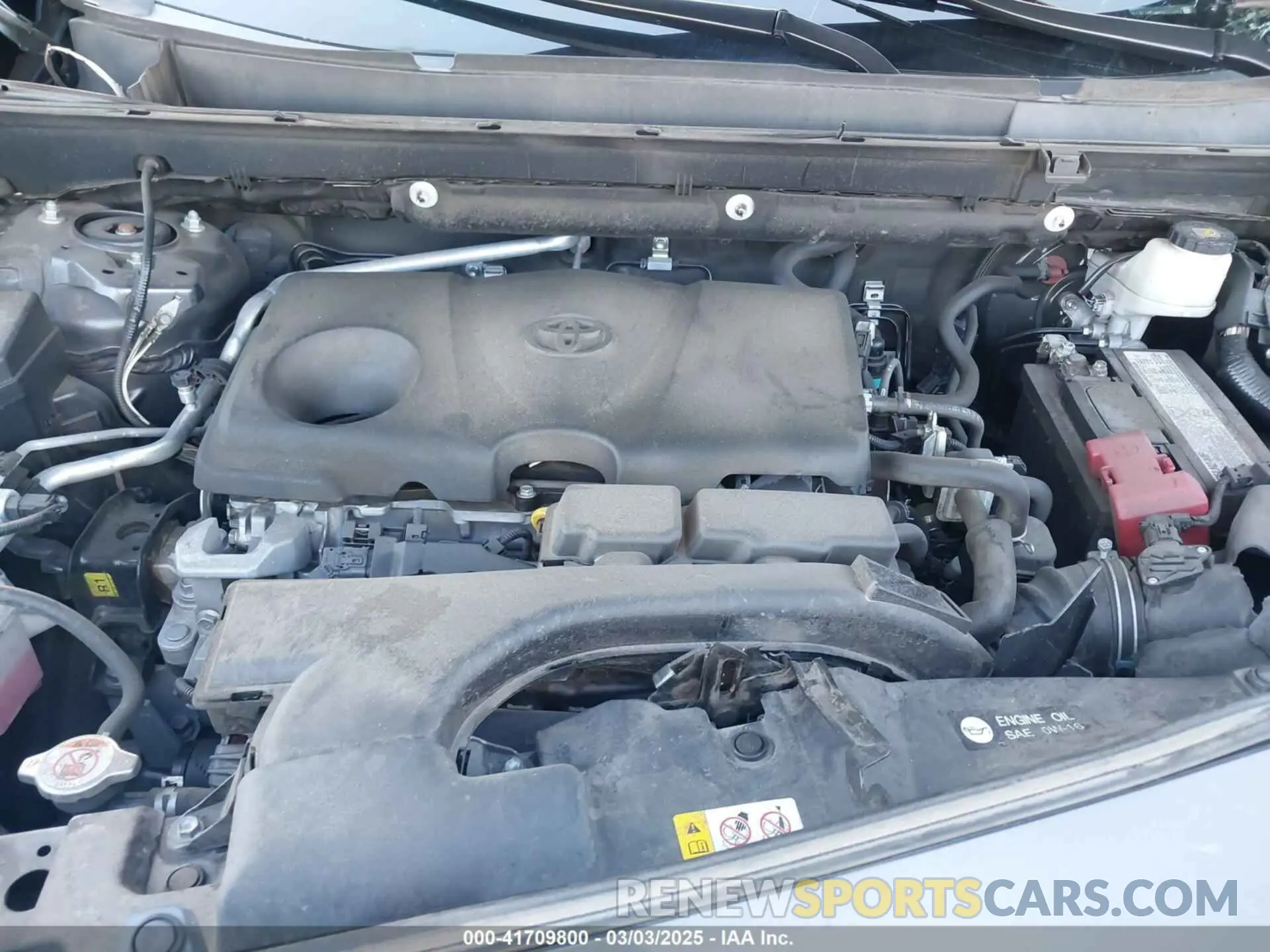 10 Photograph of a damaged car 2T3K1RFV6KW043754 TOYOTA RAV4 2019
