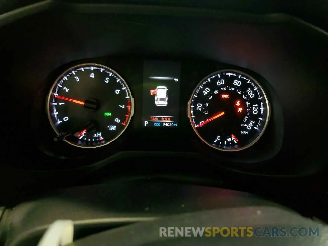9 Photograph of a damaged car 2T3K1RFV7KC018766 TOYOTA RAV4 2019