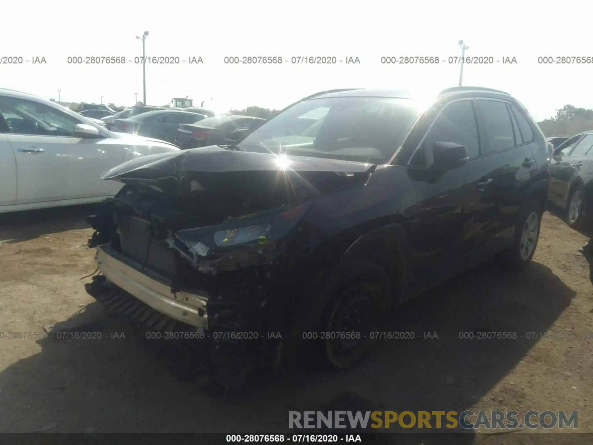 2 Photograph of a damaged car 2T3K1RFV7KW002405 TOYOTA RAV4 2019