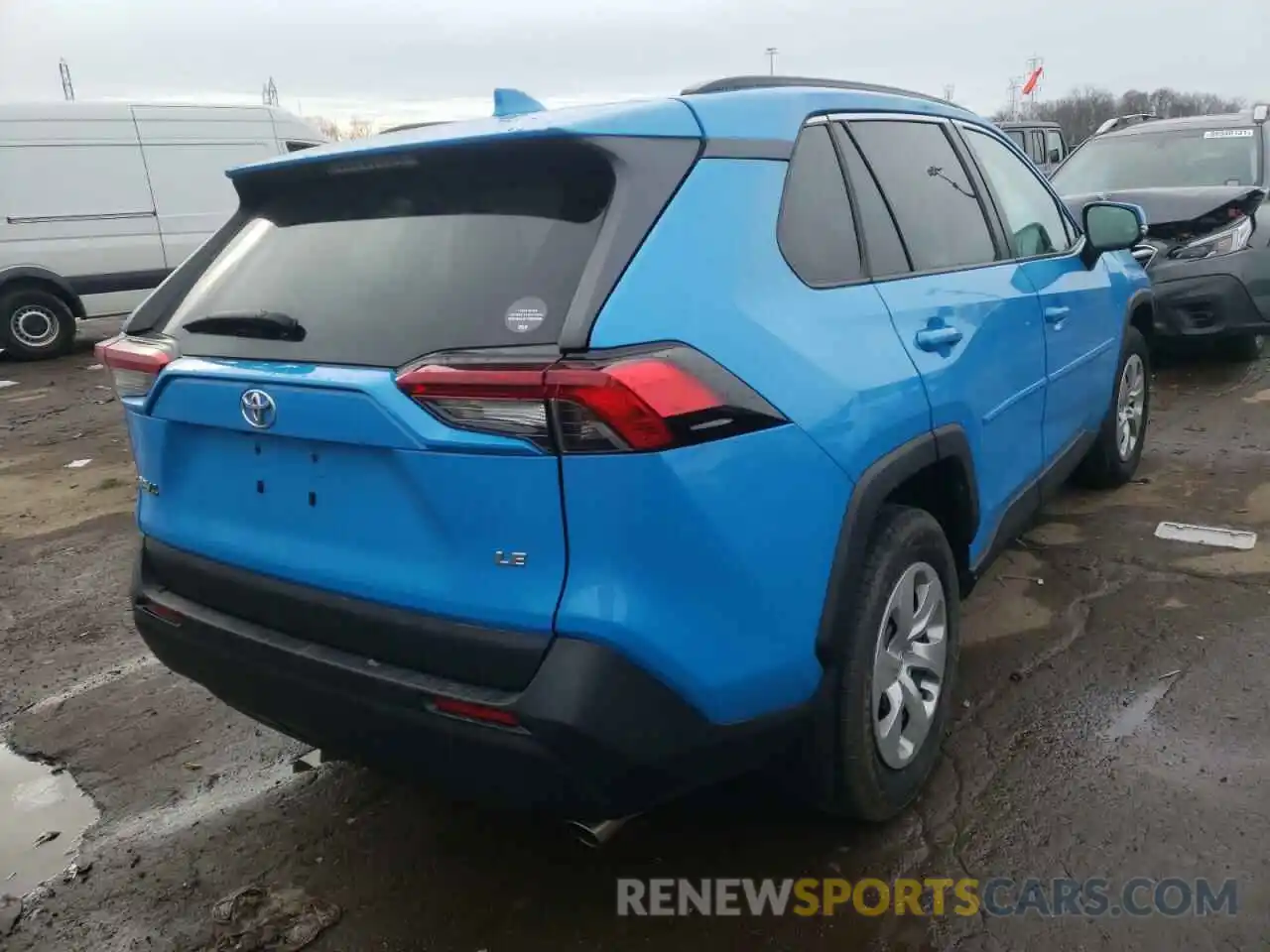 4 Photograph of a damaged car 2T3K1RFV7KW036523 TOYOTA RAV4 2019