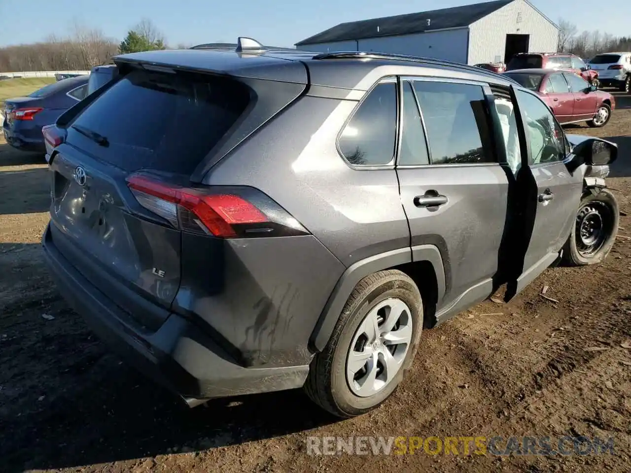 3 Photograph of a damaged car 2T3K1RFV7KW051703 TOYOTA RAV4 2019