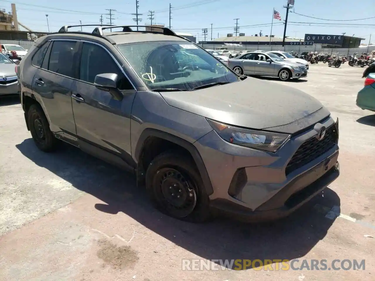 1 Photograph of a damaged car 2T3K1RFV9KC011804 TOYOTA RAV4 2019