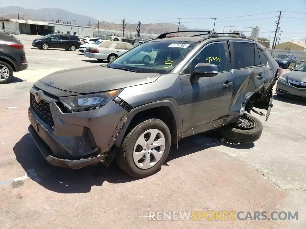 2 Photograph of a damaged car 2T3K1RFV9KC011804 TOYOTA RAV4 2019