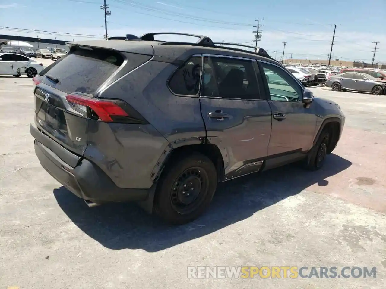 4 Photograph of a damaged car 2T3K1RFV9KC011804 TOYOTA RAV4 2019